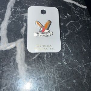 Wyoming lapel pin